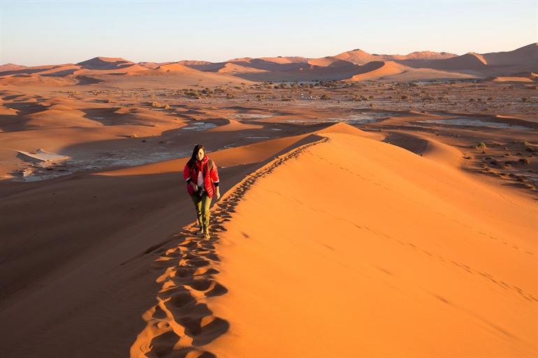 Rode zandduinen van Sossusvlei