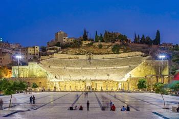 Romeinse theater van Amman, Jordanië