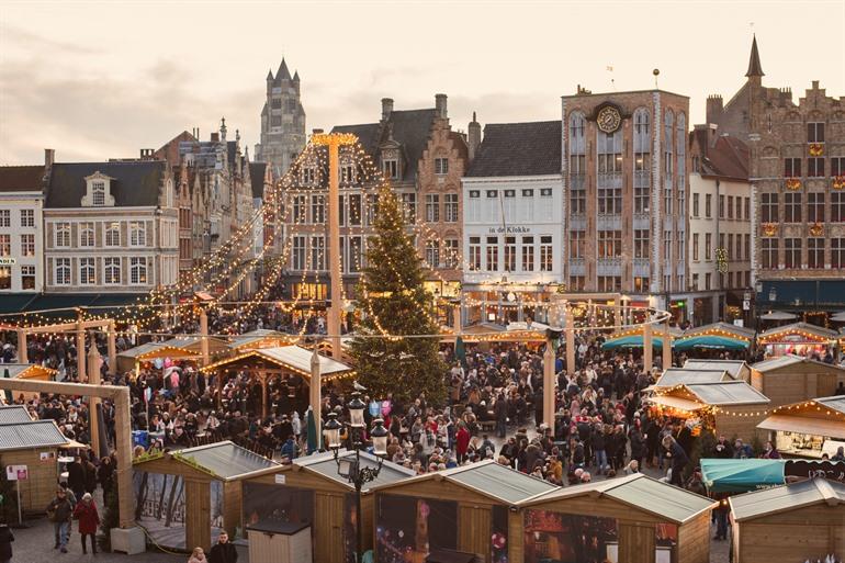 Ronddwalen op de kerstmarkt van Brugge