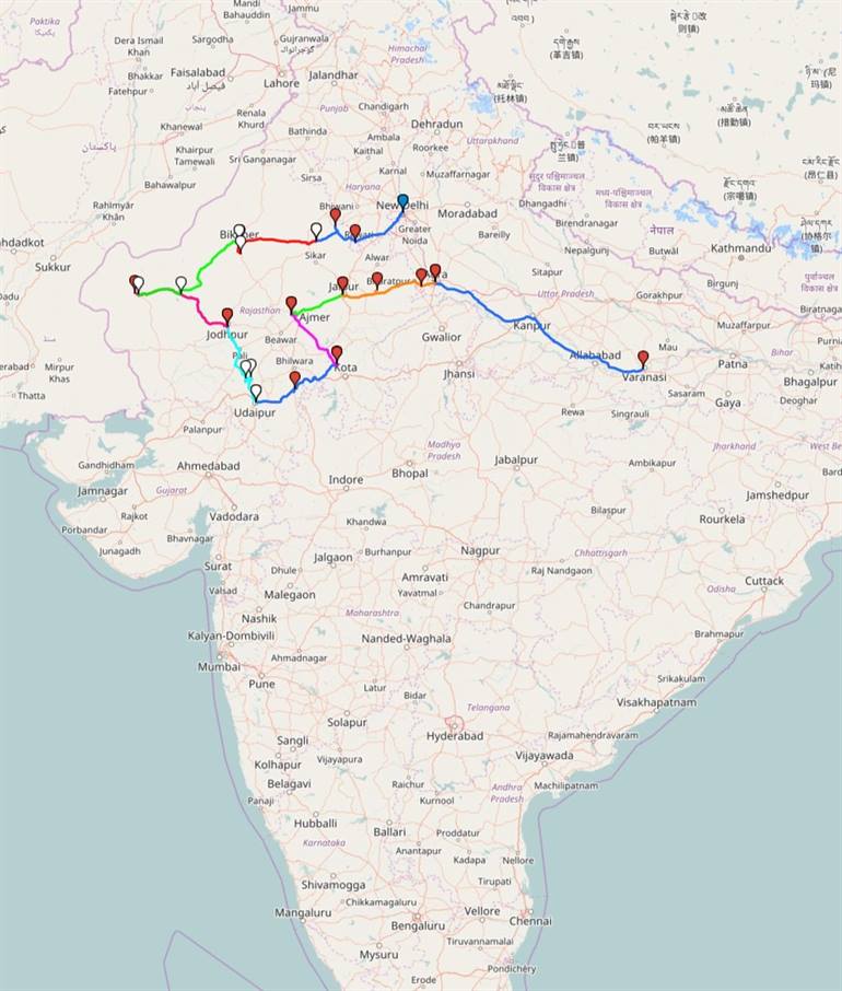 Route 16-daagse rondreis Rajasthan