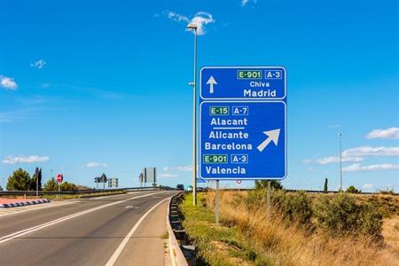 Route naar Spanje