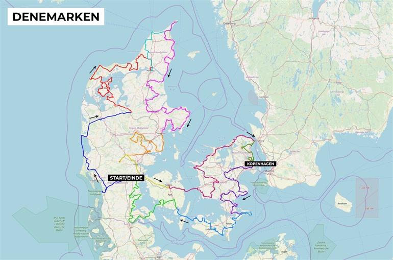 Route rondreis Denemarken