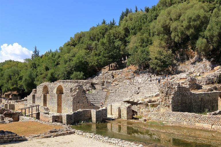 Ruïnes in het Butrint National Park