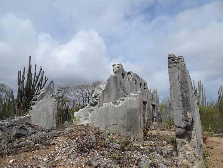 Ruïnes in het Christoffelpark, Curaçao