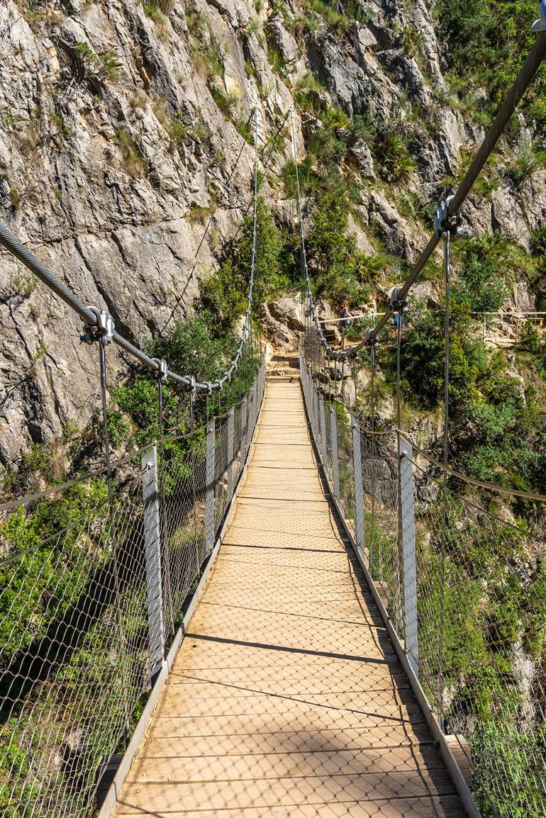 Ruta de Los Pantaneros wandelen in Chulilla, Valencia