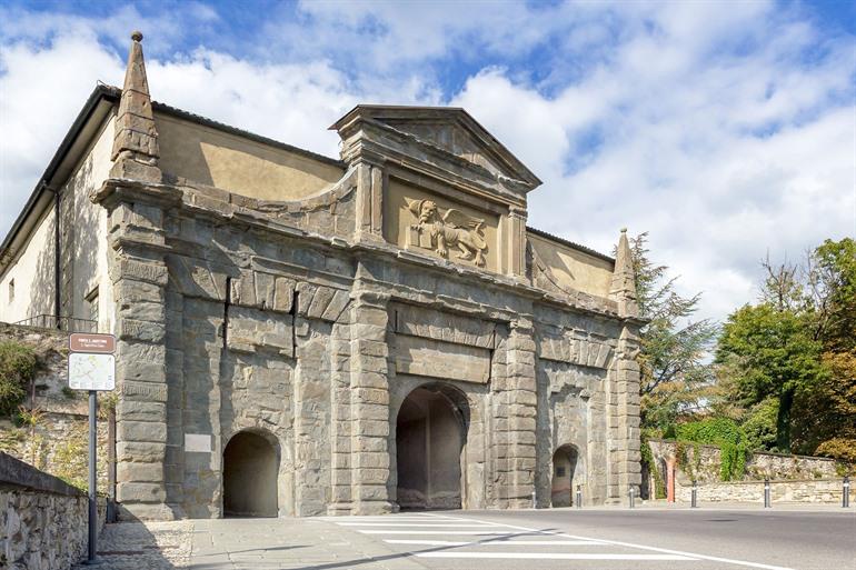 Saint Augustine Gate in Bergamo