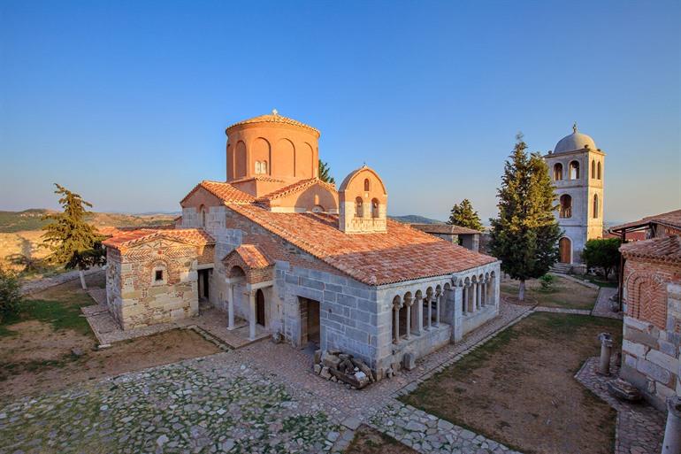 Saint Mary kerk in Apollonia, Albanië