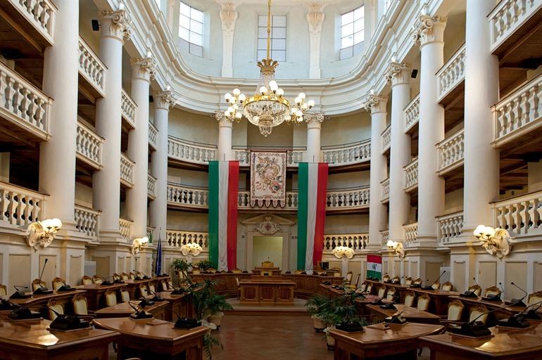 Sala del Tricolore in het stadhuis van Reggio Emilia