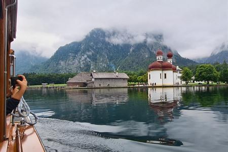 Sankt Bartholomä kerk aan de Königssee, Duitsland