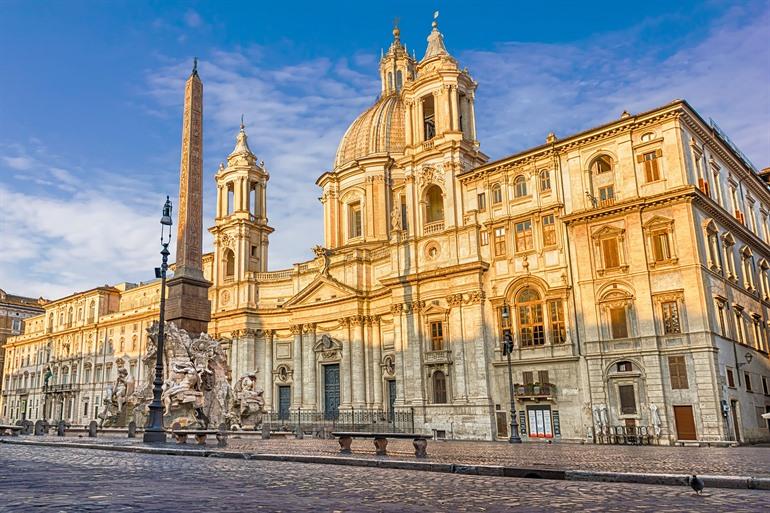 Sant’Agnese in Agone en het Palazzo Pamphili, Rome