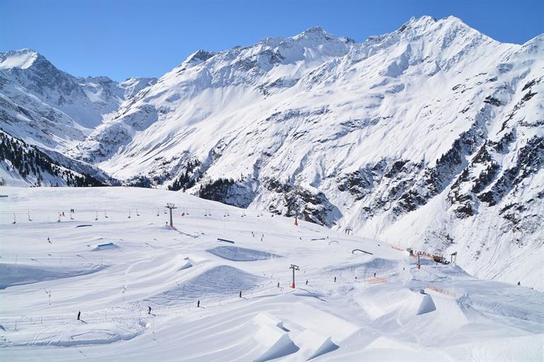Sant Anton, Ski Arlberg in Oostenrijk