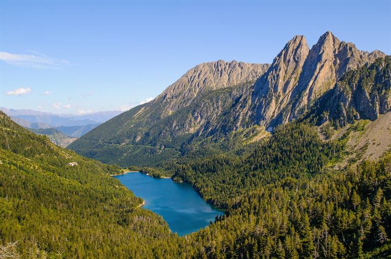 Sant Maurici meer in het Parc Nacional d'Aiguestortes i Estany de Sant Maurici