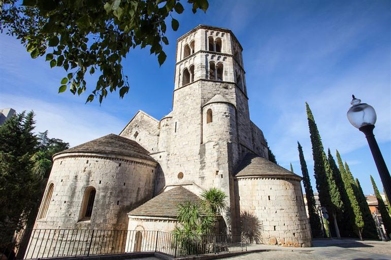 Sant Pere de Galligants in Girona, Catalonië 