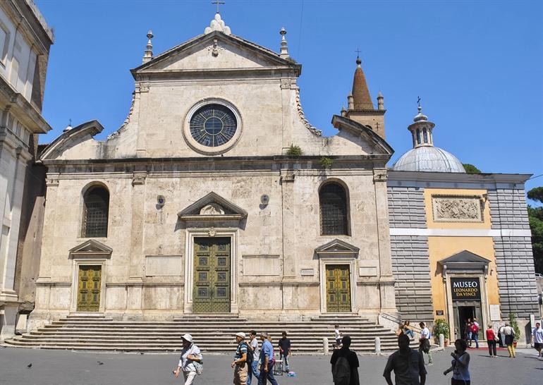 Santa Maria del Popolo bezoeken, Rome