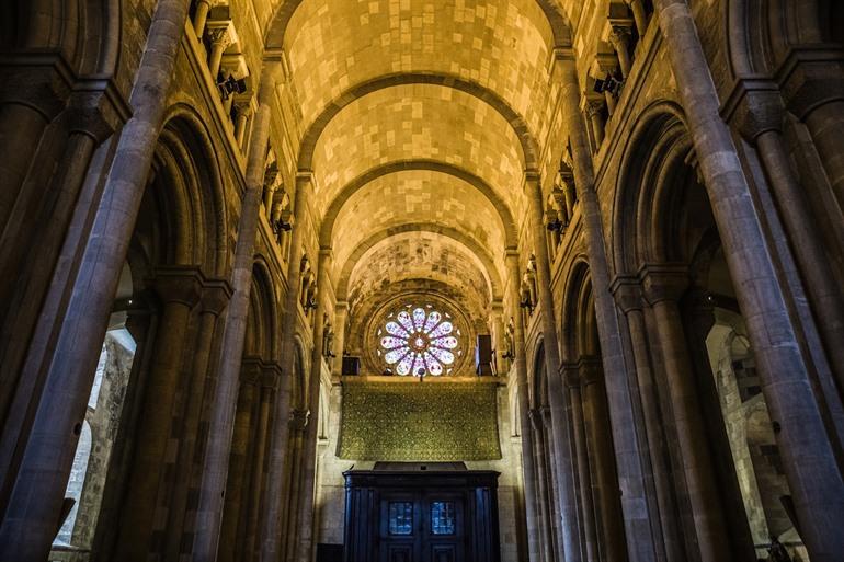 Santa Maria glas-in-lood ramen