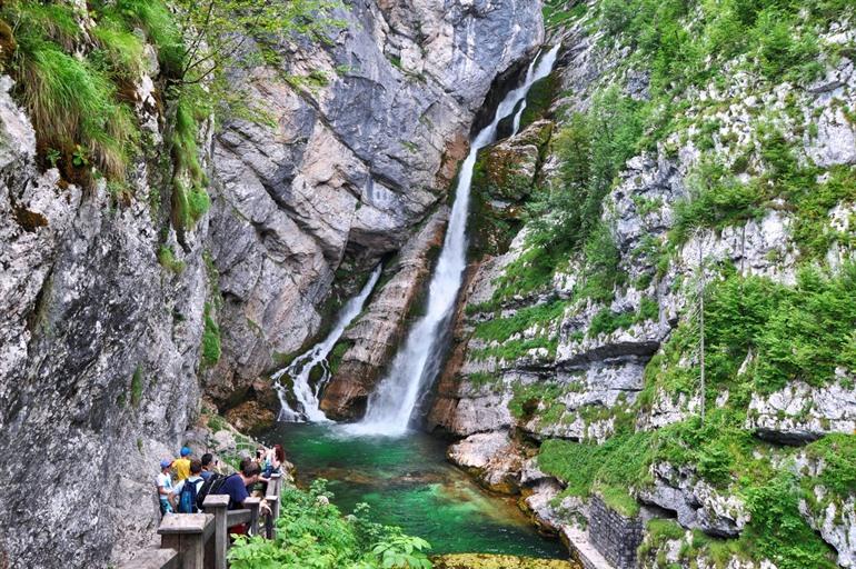 Savica waterval Slovenië
