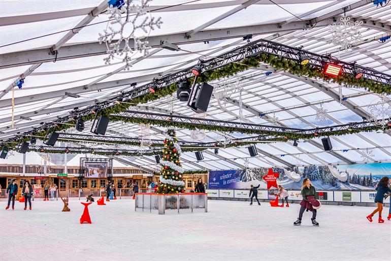 Schaatsbaan tijdens Magisch Maastricht