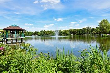 Schloßteichinsel in Chemnitz