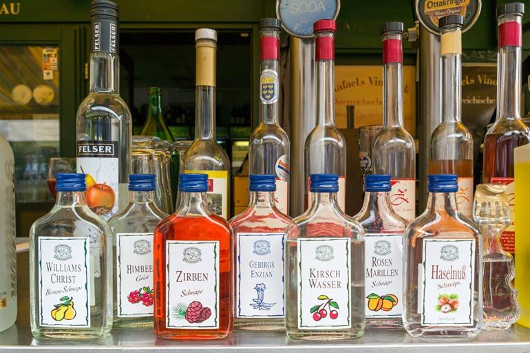 Schnapps in Oostenrijk