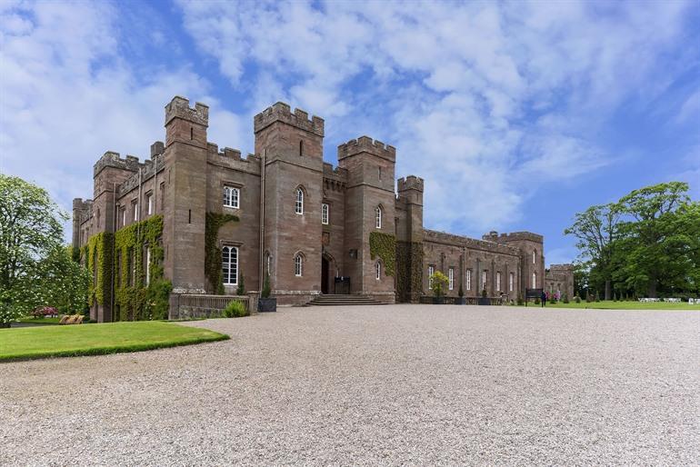 Scone Palace nabij het centrum van Perth, Schotland