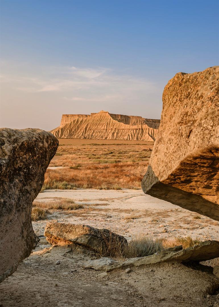 Semi-woestijn Bardenas Reales