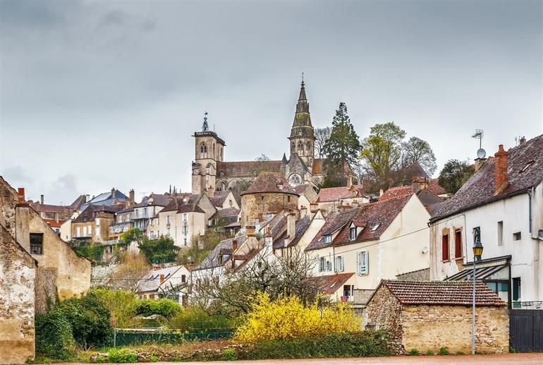 Semur-en-Auxois in Bourgondië