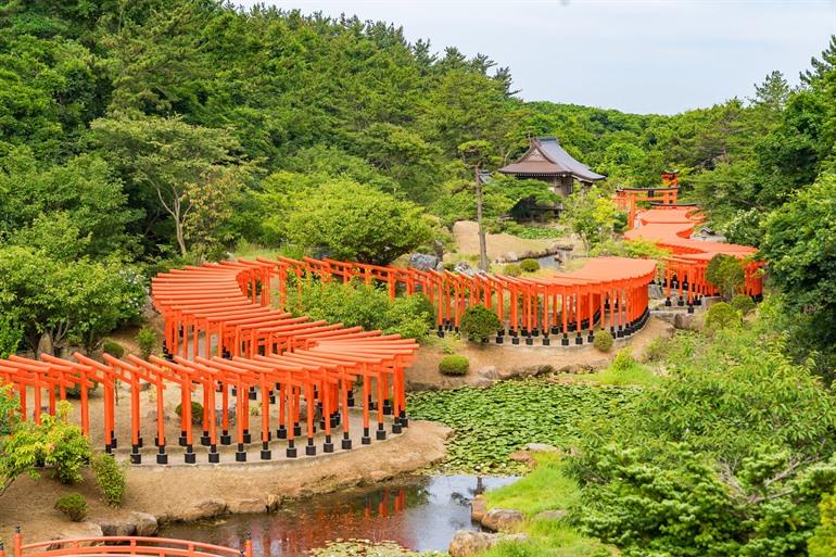 Senbon Torii van het Takayama Inari-heiligdom