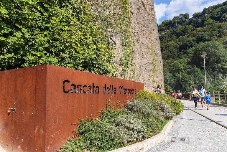 Sentiero delle Cascate, Marmore-watervallen