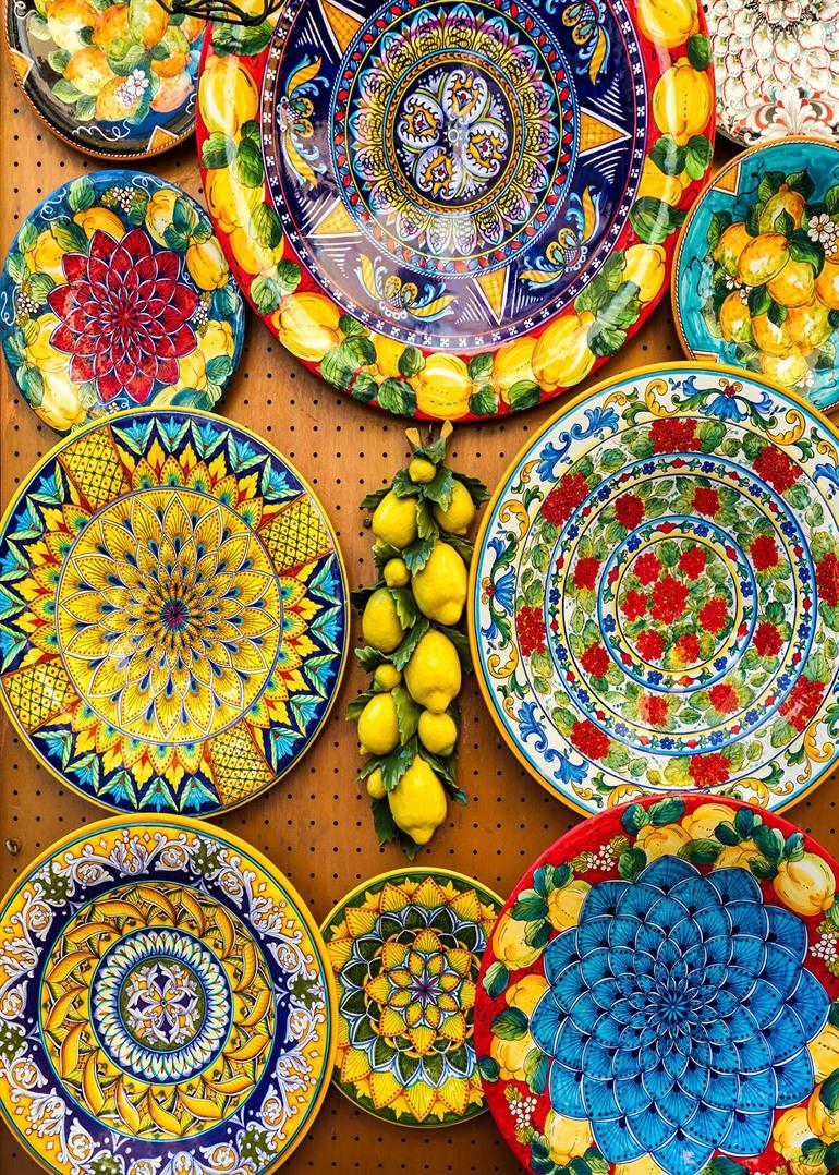 Shop handgemaakte keramiek in Positano