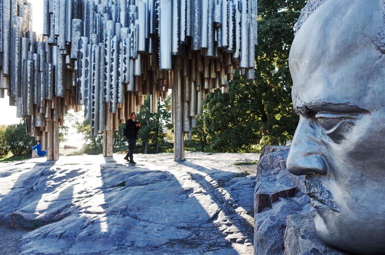 Sibelius monument in het Sibelius-park, Helsinki