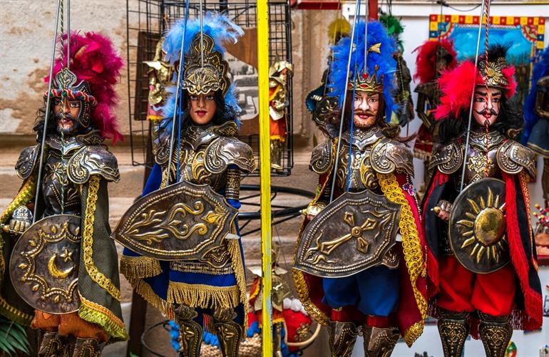 Siciliaanse poppentheatervoorstelling 