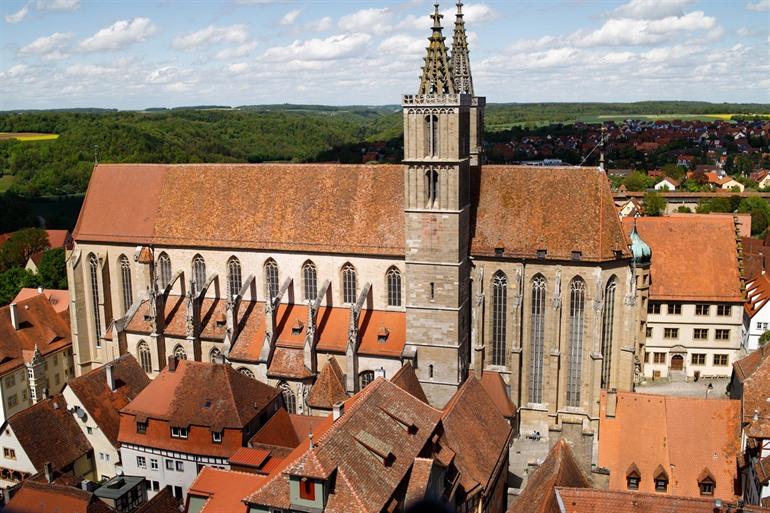 Sint-Fransiskanerkirche in Rothenburg, Duitsland