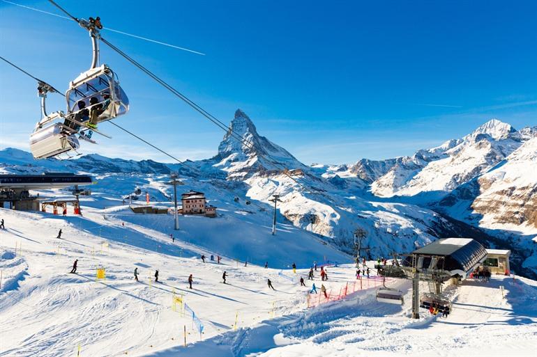 Skigebied van Zermatt