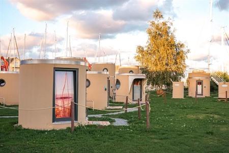 Slube am Yachthafen in Greifswald