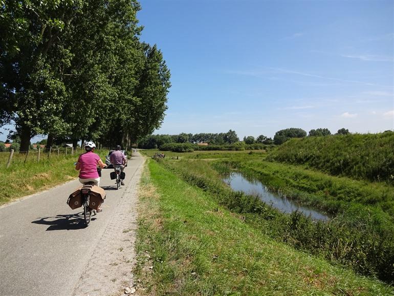 Sluis fietsroute