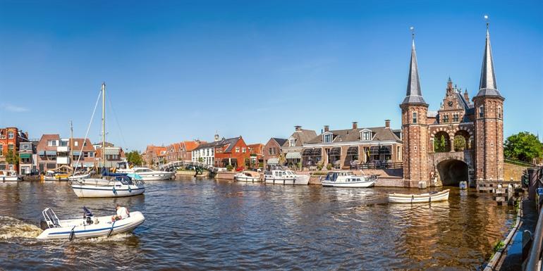 Sneek, waterstad in Friesland