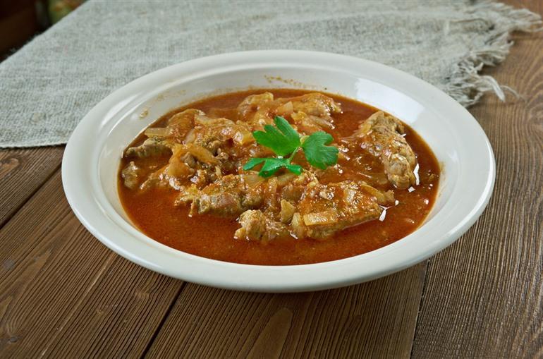 Sopa de Sarapatel uit Portugal