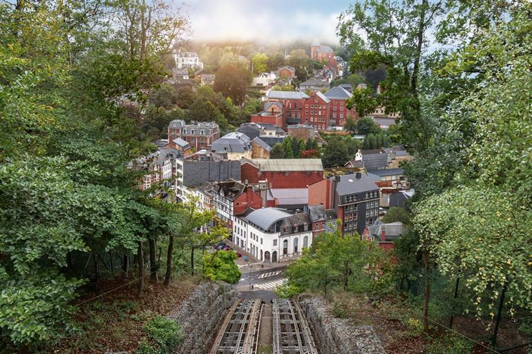 Spa vanuit de kabelbaan