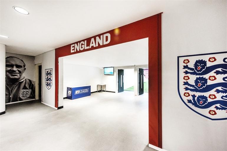 Spelerstunnel Wembley