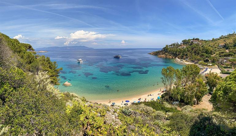 Spiaggia delle Cannelle, bij Giglio Porto