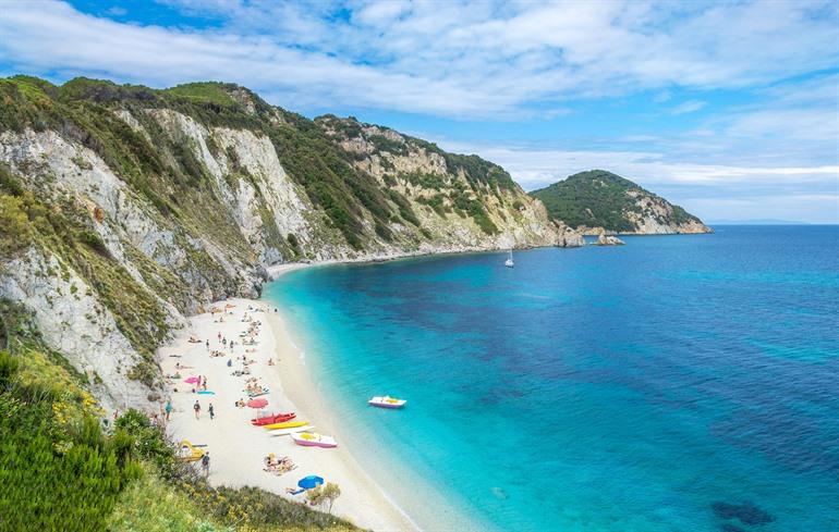 Spiaggia di Sansone op het eiland Elba, Toscane