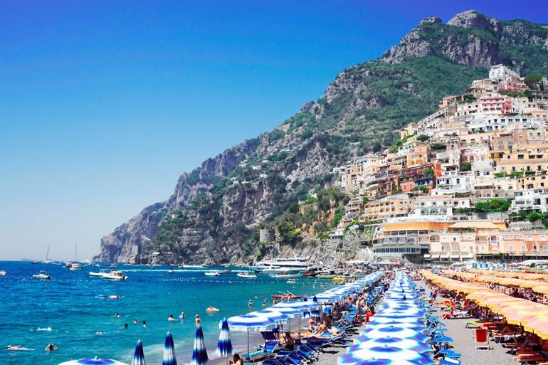 Spiaggia strand in Positano