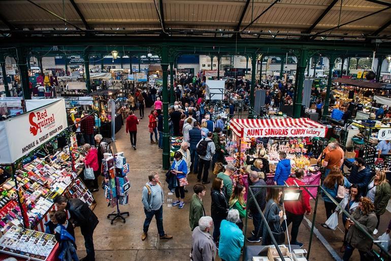 St George's Market in Belfast, Ierland