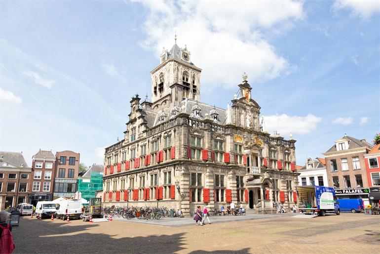 Stadhuis Delft, Nederland 