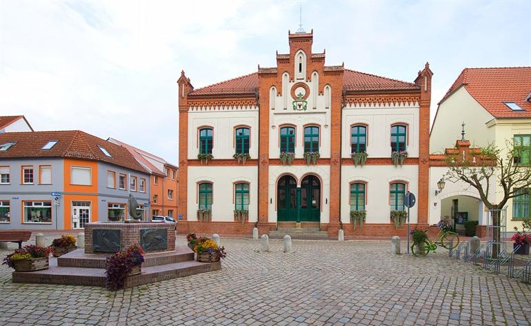 Stadhuis Krakower am See, Mecklenburg-Vorpommern