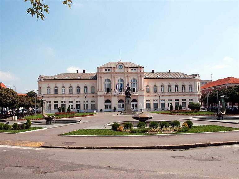 Stadhuis van Bijeljina, Bosnië en Herzegovina
