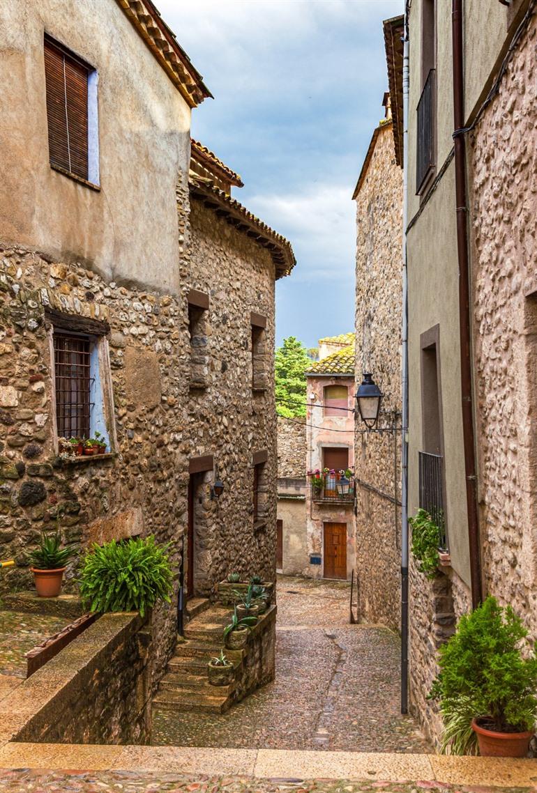 Stadsbeel oude stad Besalú