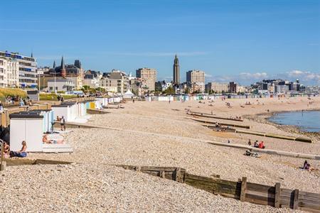 Stadsstrand van Le Havre, Normandië