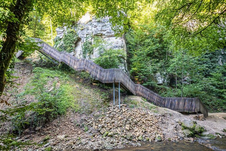 Stairway Mëllerdall trap, Luxemburg