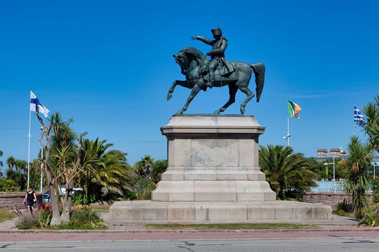 Standbeeld Napoleon op Place Napoléon in Cherbourg-en-Cotentin